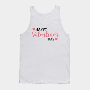 Happy Valentine's day love cute romance couple gift Tank Top